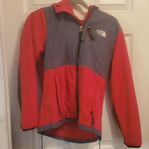 The North Face Fleece Jacket in Red and Gray